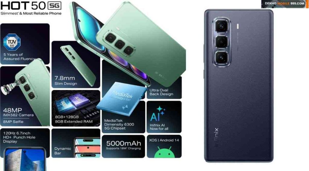infinix 50 Pro 5G Price Launch Date in India 17 INFINIX Hot 50 Pro 5G RAM | ROM