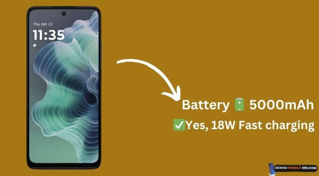motorola moto g35 5g details Launches Date in India | Price 16 motorola moto g35 5g बैट्रि पॉवर